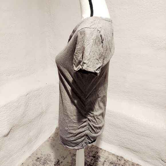 ISABEL Maternity Tee Gray Womens Size Medium - Picture 3 of 5